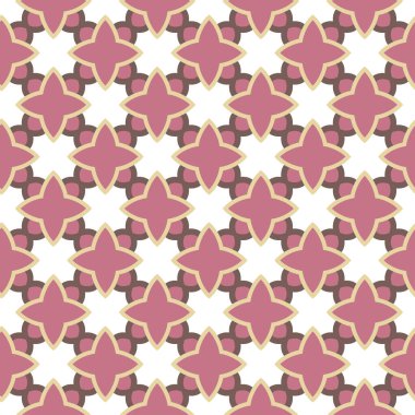 Soyut geometrik şekilli kusursuz desen