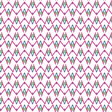 Geometrik şekilli kusursuz desen, vektör illüstrasyonu