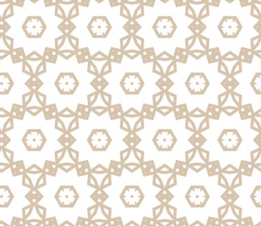 Geometrik şekilli kusursuz desen, vektör illüstrasyonu