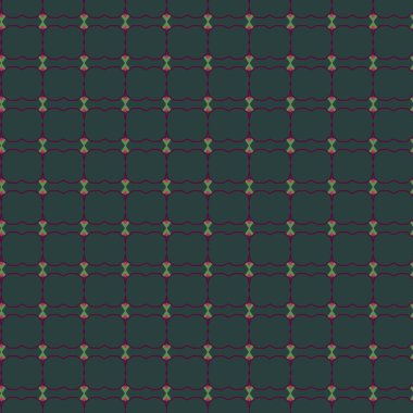 Kafeste geometrik desen var. Kusursuz vektör illüstrasyonu. 