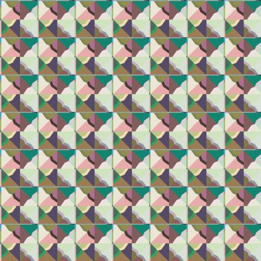 soyut kaleydoskop kumaş dikişsiz arkaplan, vektör illüstrasyonu 