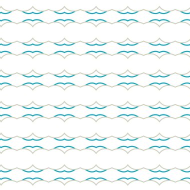 Geometrik şekilli kusursuz desen, vektör illüstrasyonu