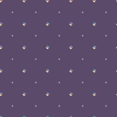 soyut kaleydoskop kumaş dikişsiz arkaplan, vektör illüstrasyonu 