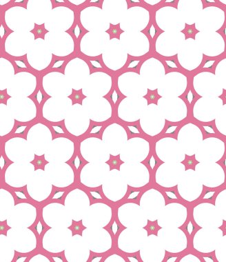 Geometrik şekilli kusursuz desen, vektör illüstrasyonu