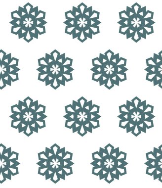 Geometrik şekilli kusursuz desen, vektör illüstrasyonu