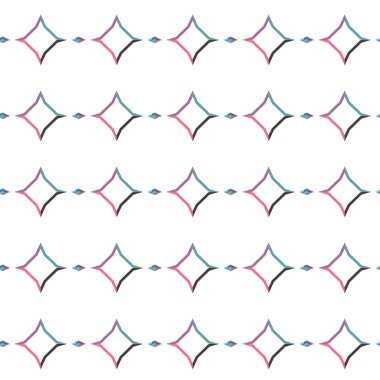 soyut kaleydoskop kumaş dikişsiz arkaplan, vektör illüstrasyonu 
