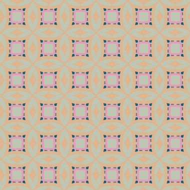 soyut kaleydoskop kumaş dikişsiz arkaplan, vektör illüstrasyonu 