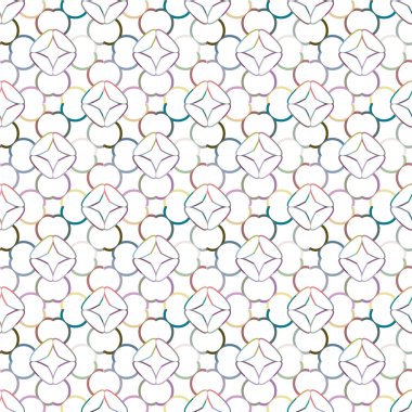 soyut kaleydoskop kumaş dikişsiz arkaplan, vektör illüstrasyonu 