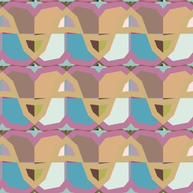 Kafeste geometrik desen var. Kusursuz vektör illüstrasyonu. 