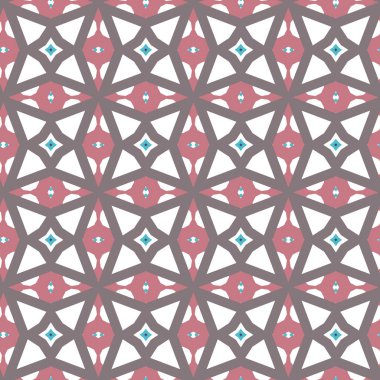 soyut kaleydoskop kumaş dikişsiz arkaplan, vektör illüstrasyonu 