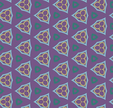 soyut kaleydoskop kumaş dikişsiz arkaplan, vektör illüstrasyonu 