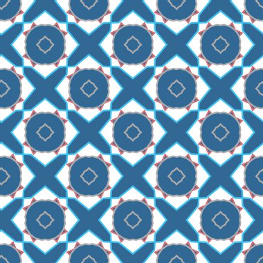 soyut kaleydoskop kumaş dikişsiz arkaplan, vektör illüstrasyonu 