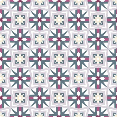 soyut kaleydoskop kumaş dikişsiz arkaplan, vektör illüstrasyonu 