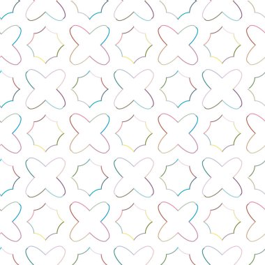 soyut kaleydoskop kumaş dikişsiz arkaplan, vektör illüstrasyonu 