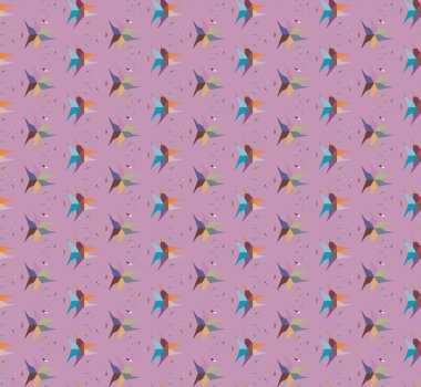 soyut kaleydoskop kumaş dikişsiz arkaplan, vektör illüstrasyonu 