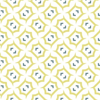 Geometrik şekilli kusursuz desen, vektör illüstrasyonu