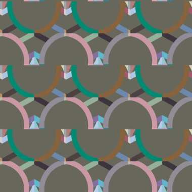 soyut kaleydoskop kumaş dikişsiz arkaplan, vektör illüstrasyonu 