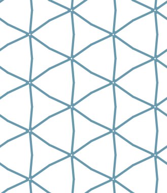 Geometrik şekilli kusursuz desen, vektör illüstrasyonu