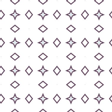 Geometrik şekilli kusursuz desen, vektör illüstrasyonu