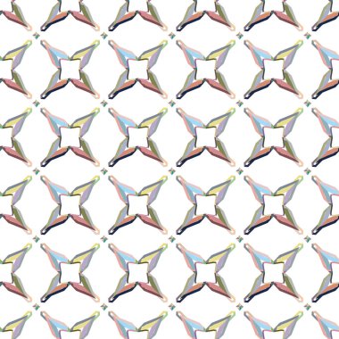 soyut kaleydoskop kumaş dikişsiz arkaplan, vektör illüstrasyonu 