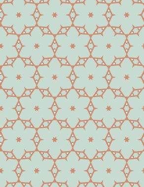 Geometrik şekilli kusursuz desen, vektör illüstrasyonu
