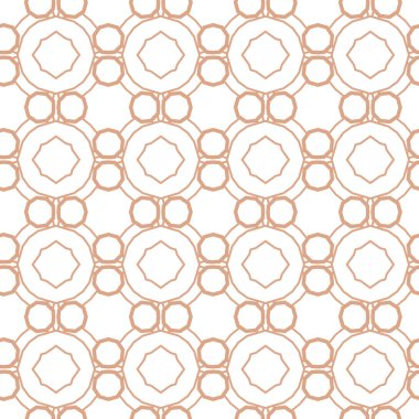 Geometrik şekilli kusursuz desen, vektör illüstrasyonu