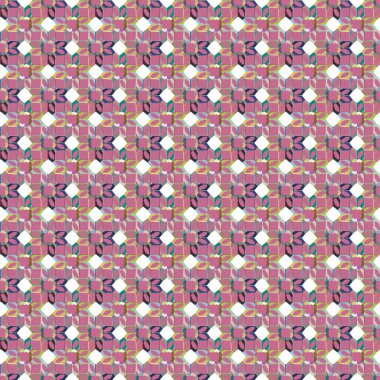 soyut kaleydoskop kumaş dikişsiz arkaplan, vektör illüstrasyonu 