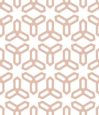 Geometrik şekilli kusursuz desen, vektör illüstrasyonu