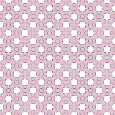 Geometrik şekilli kusursuz desen, vektör illüstrasyonu