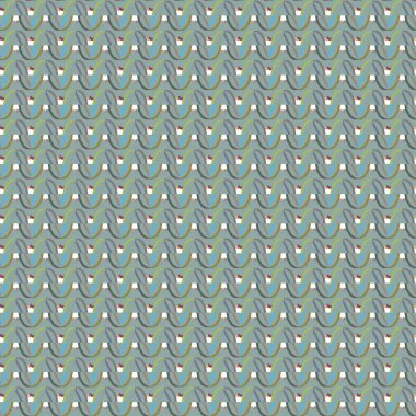 Geometrik şekilli kusursuz desen, vektör illüstrasyonu