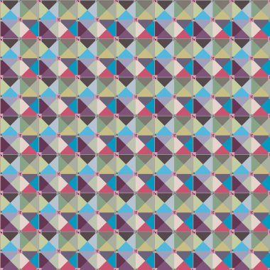 soyut kaleydoskop kumaş dikişsiz arkaplan, vektör illüstrasyonu 