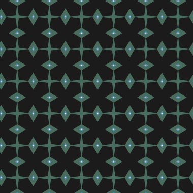 Geometrik şekilli kusursuz desen, vektör illüstrasyonu