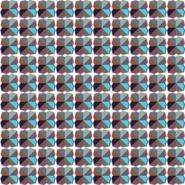 soyut kaleydoskop kumaş dikişsiz arkaplan, vektör illüstrasyonu 