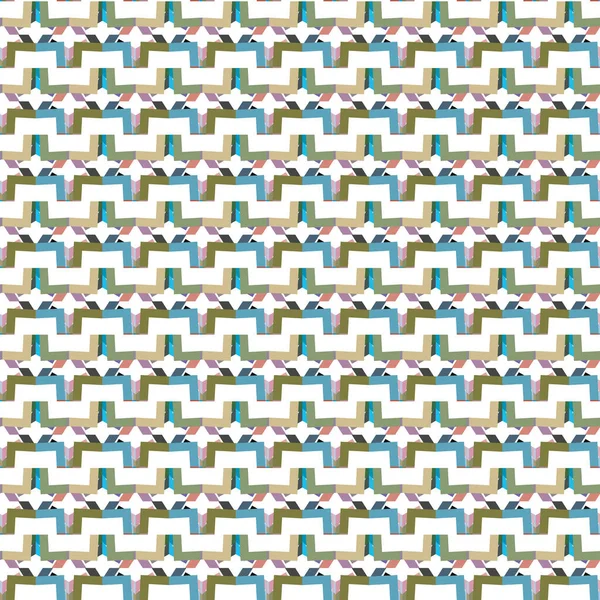 Seamless Pattern Geometric Shapes Vector Illustration — Stock Vector