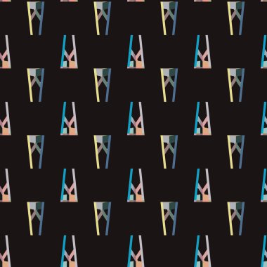 soyut kaleydoskop kumaş dikişsiz arkaplan, vektör illüstrasyonu 