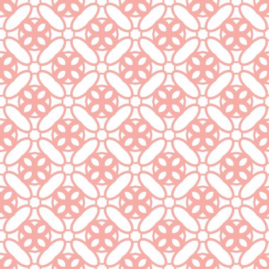 Geometrik şekilli kusursuz desen, vektör illüstrasyonu