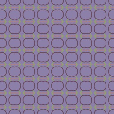 Geometrik şekilli kusursuz desen, vektör illüstrasyonu