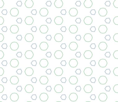 Geometrik şekilli kusursuz desen, vektör illüstrasyonu