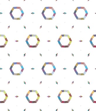 soyut kaleydoskop kumaş dikişsiz arkaplan, vektör illüstrasyonu 