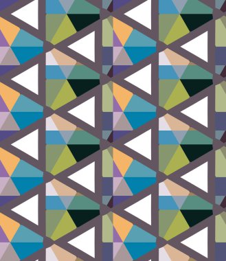 soyut kaleydoskop kumaş dikişsiz arkaplan, vektör illüstrasyonu 