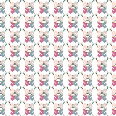 soyut kaleydoskop kumaş dikişsiz arkaplan, vektör illüstrasyonu 