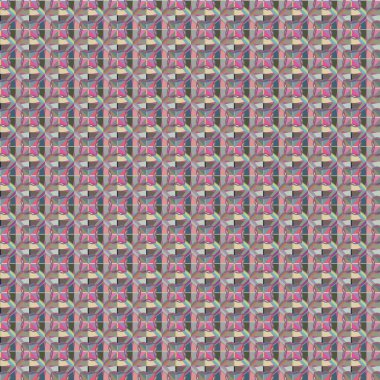 soyut kaleydoskop kumaş dikişsiz arkaplan, vektör illüstrasyonu 