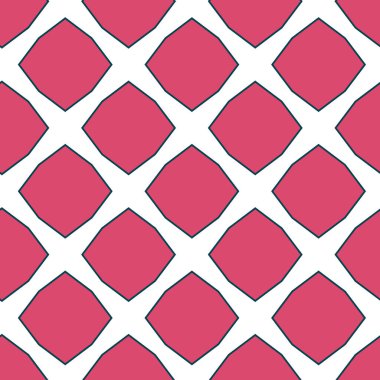 Geometrik şekilli kusursuz desen, vektör illüstrasyonu