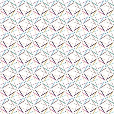 Geometrik şekilli kusursuz desen, vektör illüstrasyonu