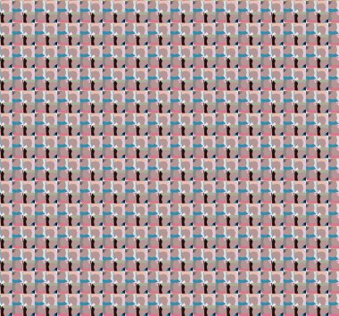 soyut kaleydoskop kumaş dikişsiz arkaplan, vektör illüstrasyonu 