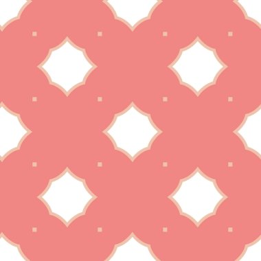 Geometrik şekilli kusursuz desen, vektör illüstrasyonu