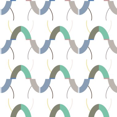 soyut kaleydoskop kumaş dikişsiz arkaplan, vektör illüstrasyonu 