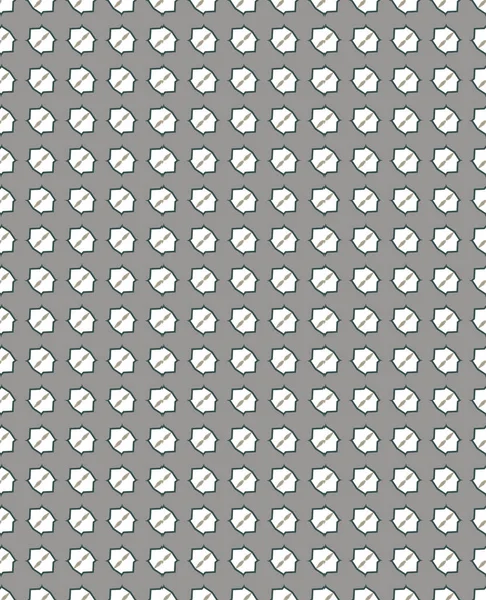 Geometrik şekilli kusursuz desen, vektör illüstrasyonu