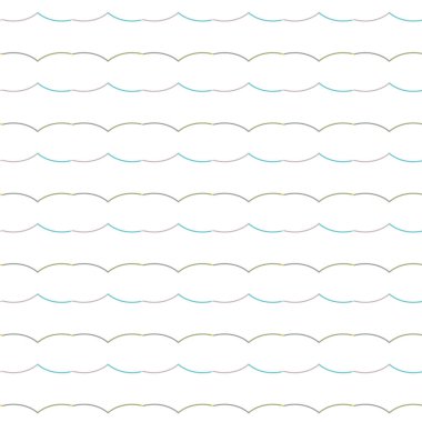 Geometrik şekilli kusursuz desen, vektör illüstrasyonu