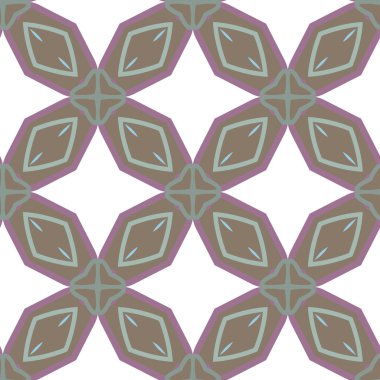 soyut kaleydoskop kumaş dikişsiz arkaplan, vektör illüstrasyonu 